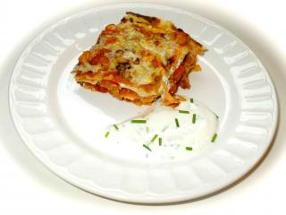 vegetarische lasagne aus pfannkuchen