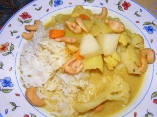 vegetarisches curry