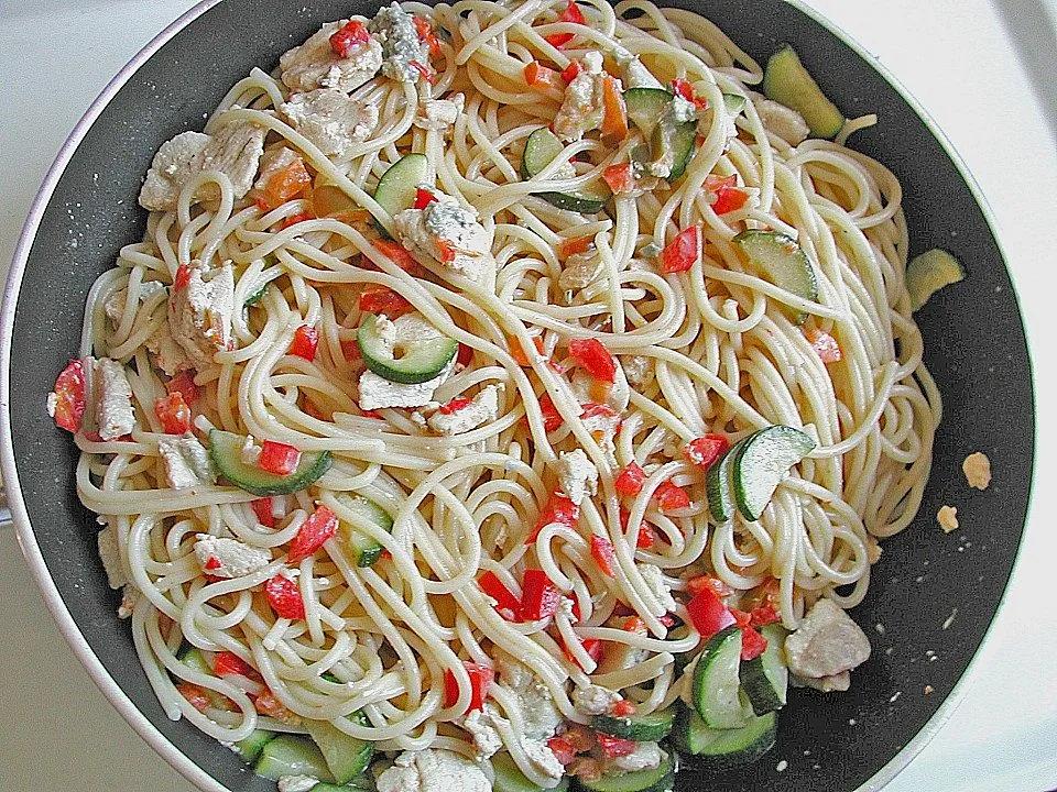 SABO - Spaghetti mit Huhn und Gorgonzola von S.B. 5| Chefkoch