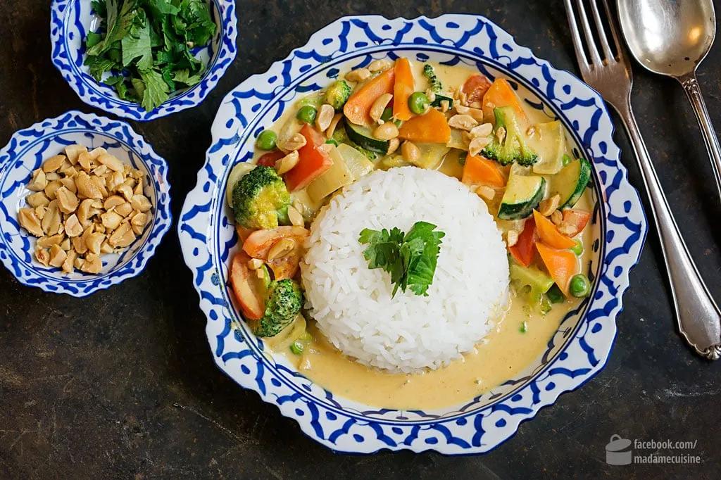 Gelbes Thai-Curry mit Erdnussbutter - Madame Cuisine