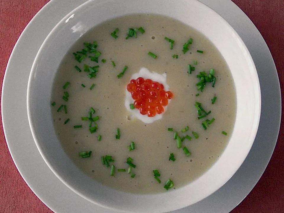 Kartoffelcremesuppe mit Kaviar von Leppi1| Chefkoch