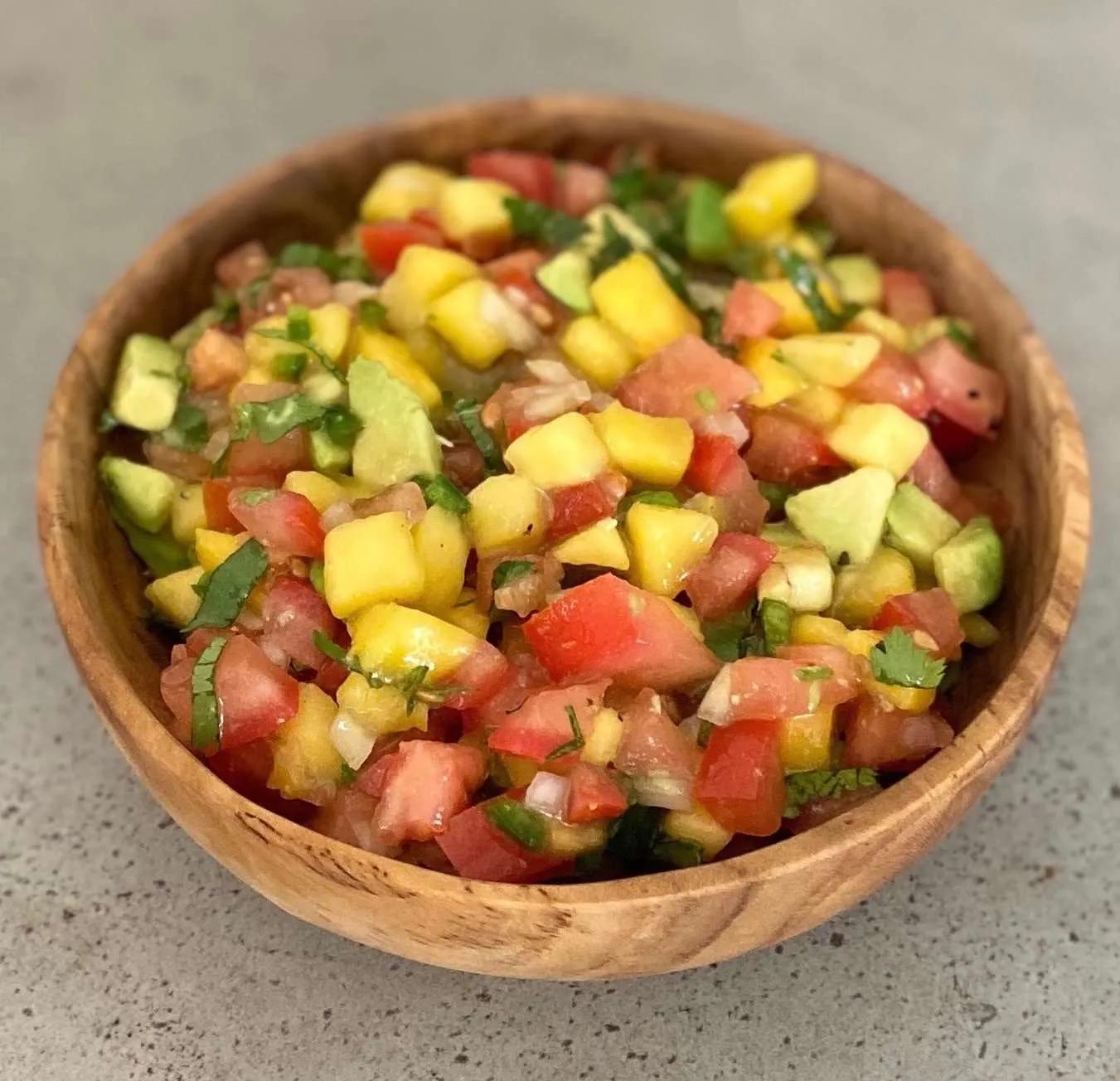 Baja Fresh Mango Salsa - Raw, Healthy, Baja Fresh