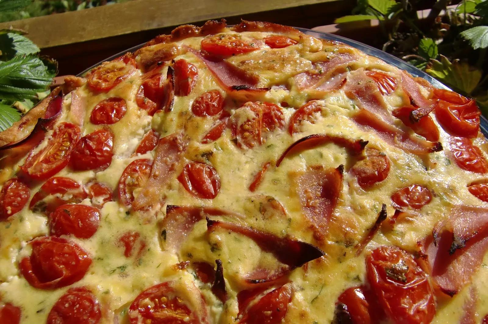 Monikas Rezepte: Tomaten Tarte mit Kirschtomaten