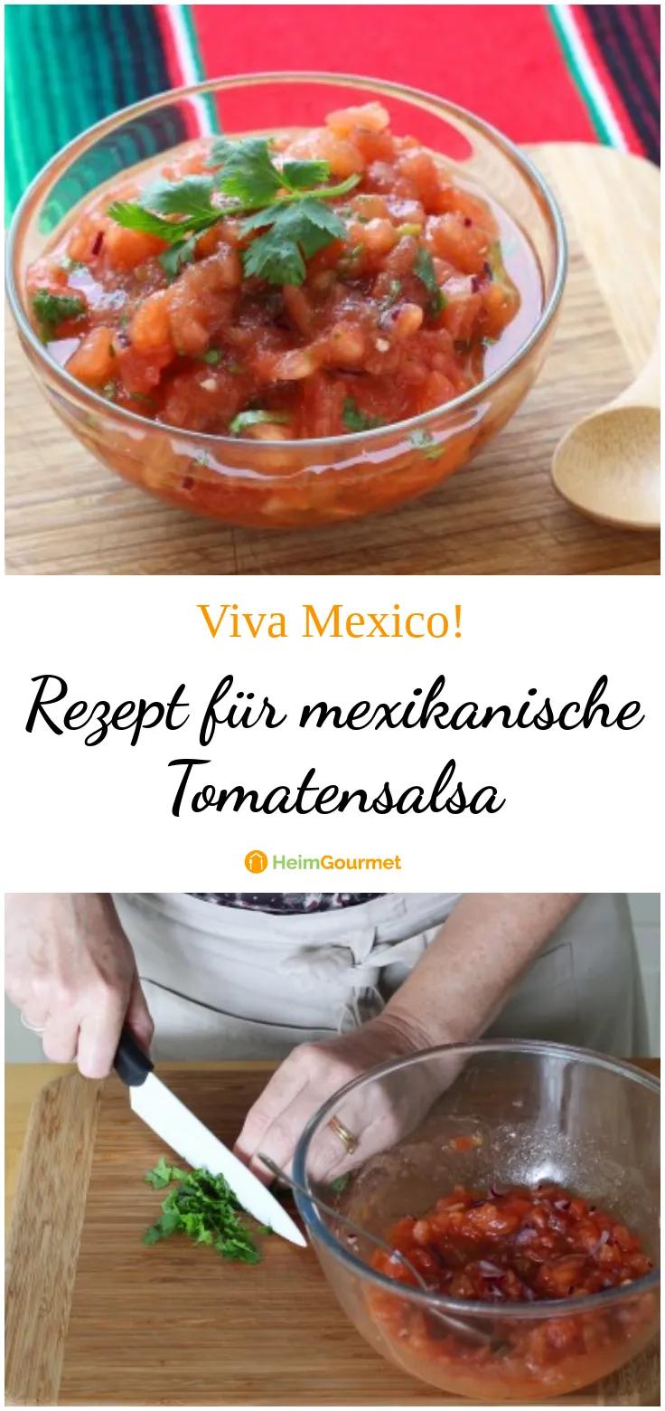 Rezept für mexikanische TOMATENSALSA! Der perfekte Dip für NACHOS! in ...