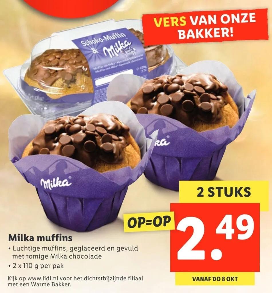 Milka muffins 2 stuks €2.49 - indebuurt Rotterdam