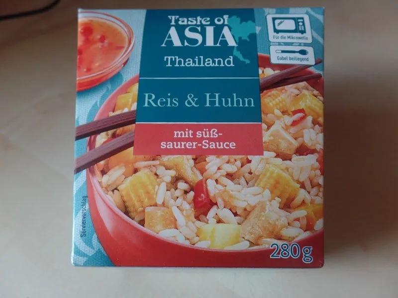 #1301: Taste of Asia Thailand „Reis &amp; Huhn mit süß-saurer-Sauce ...