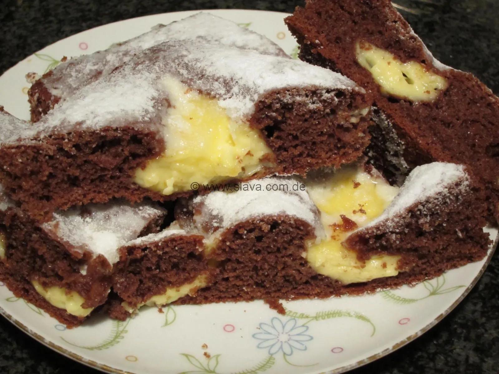 schneller Schoko-Pudding-Kleckskuchen | Rezept | Kuchen rezepte einfach ...