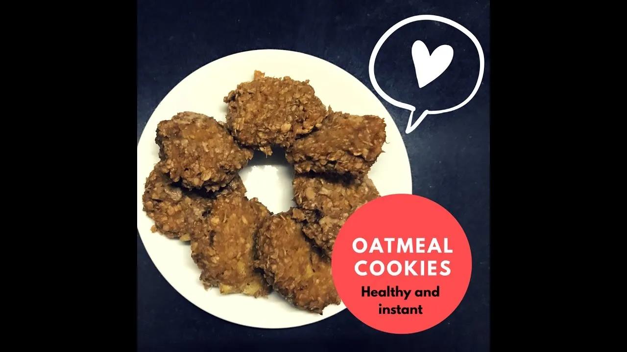 OatMeal Cookies/ Diet/ Gym Food/Instant Gym Cookies - YouTube