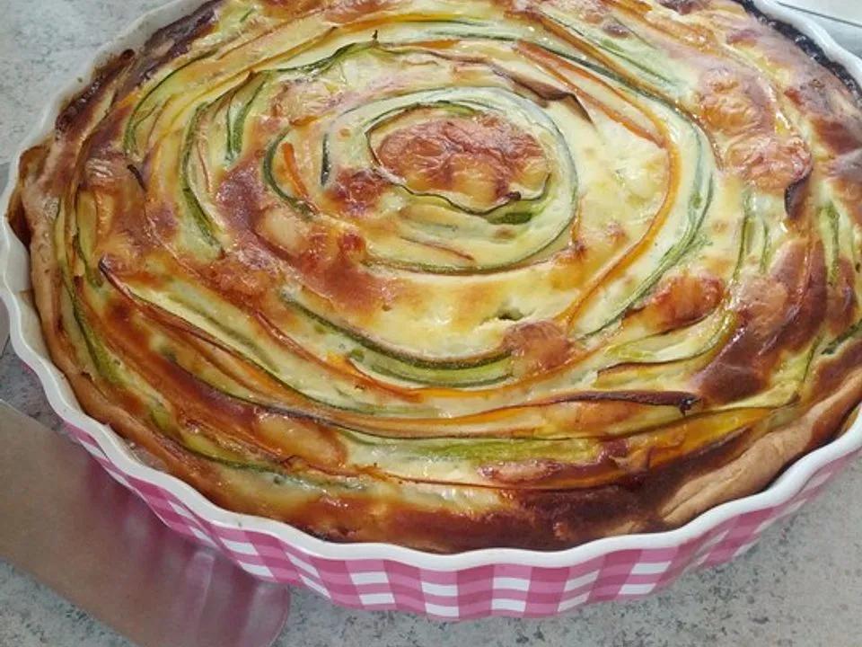 Zucchini-Strudel-Quiche von iwiey| Chefkoch