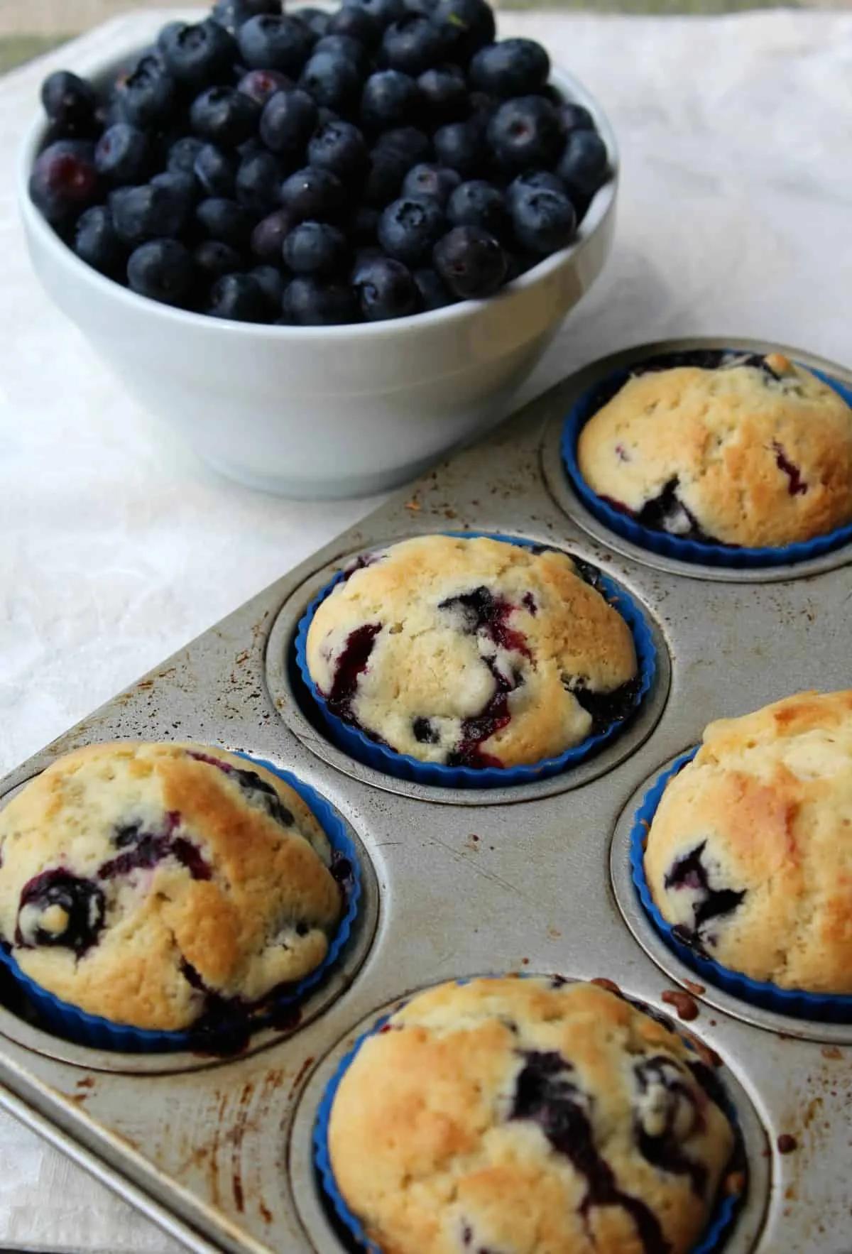 One Bowl Blueberry Muffins: Quick and Easy Recipe