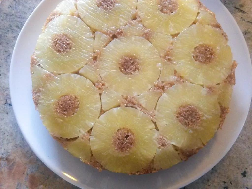 Ananas-Kuchen Upside down - VeganBlatt