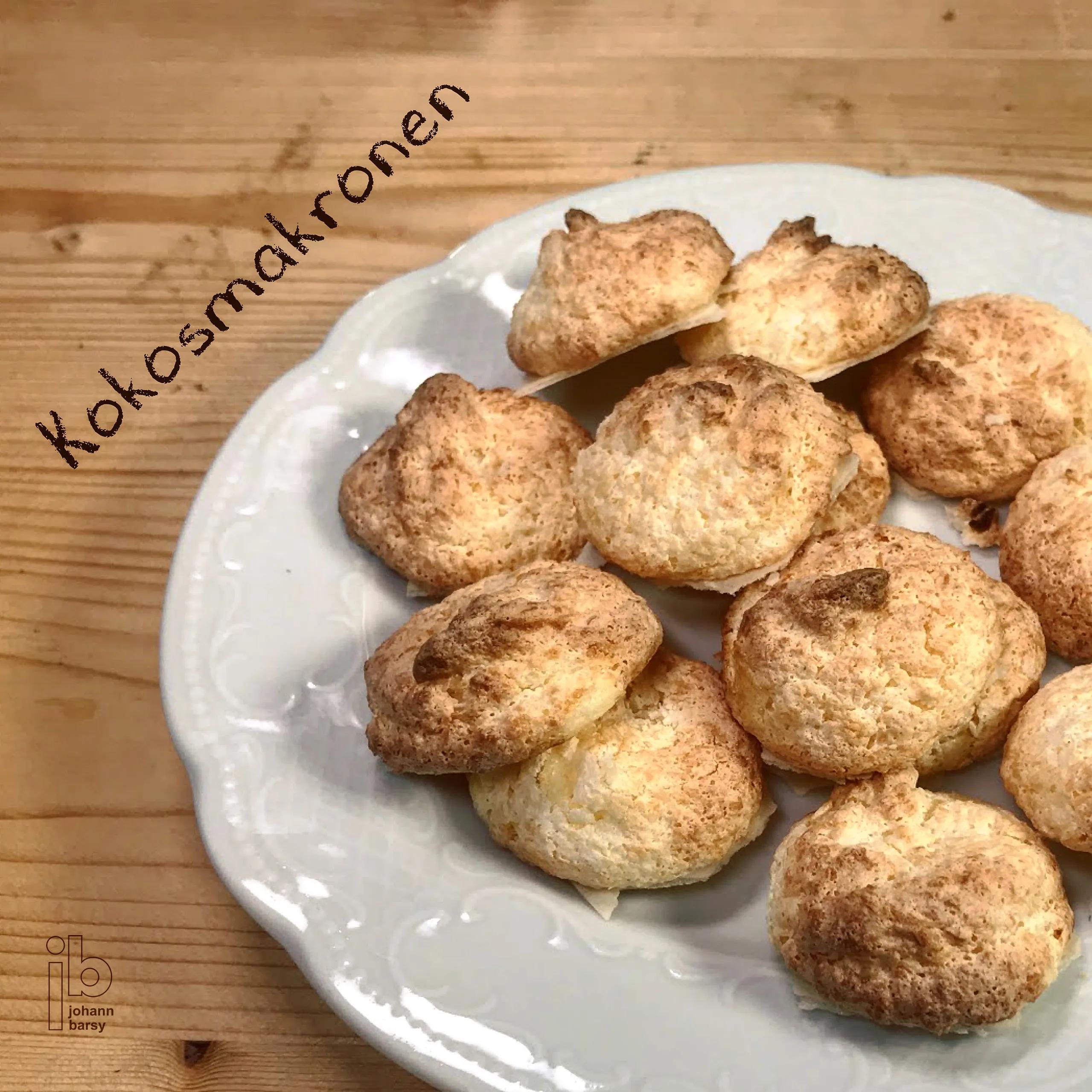 Kokosmakronen mit Frischkäse – Johann Barsy kocht!