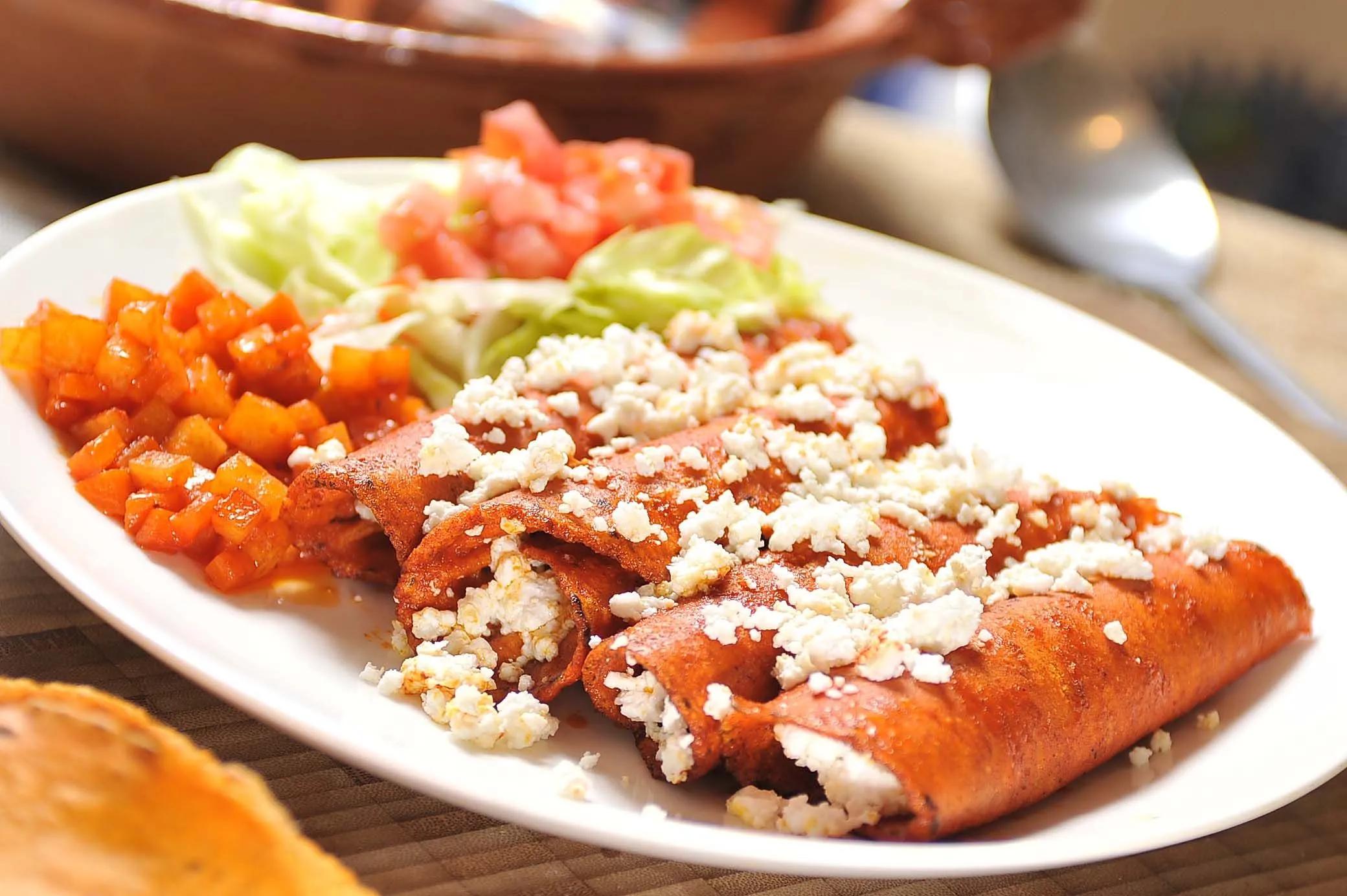 Enchiladas norteñas | Recipe | Mexican food recipes, Mexican dishes