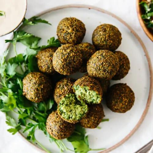 Most Delicious Falafel Recipe (Fried or Baked) | Downshiftology