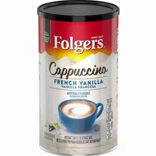 Folgers French Vanilla Cappuccino Coffee Mix, 16 oz - Harris Teeter