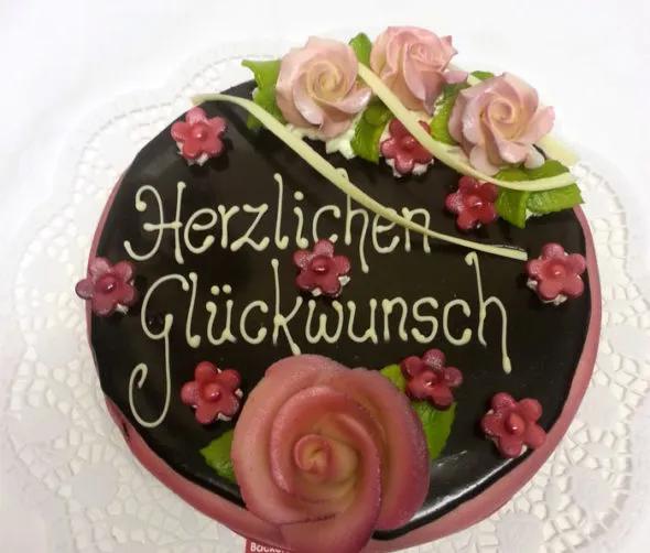 Geburtstagstorte Herzlichen Glückwunsch › Bäckerei &amp; Konditorei Heino ...