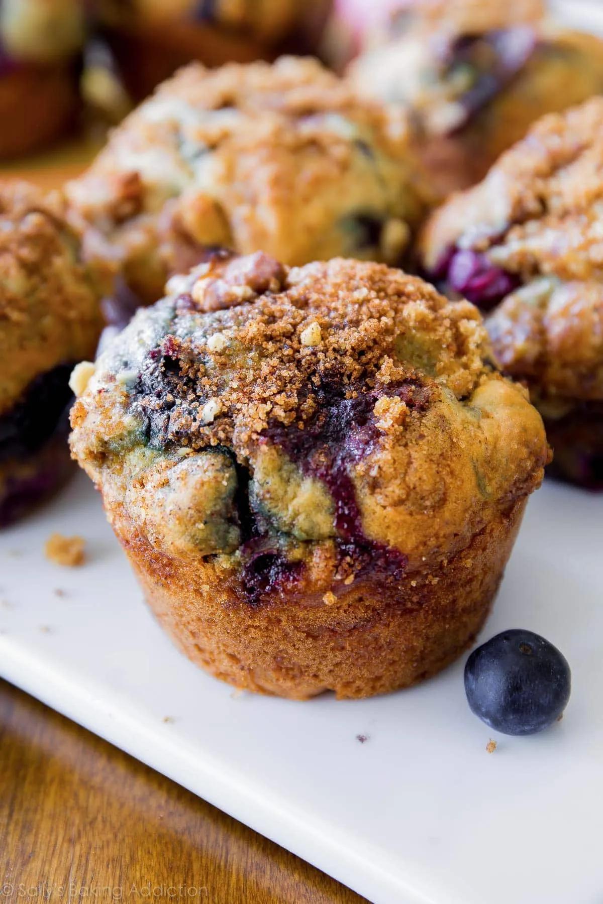 Favorite Blueberry Muffins Recipe - Sally&amp;#39;s Baking Addiction
