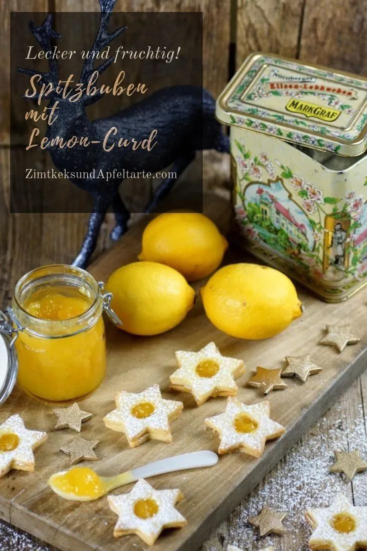 Spitzbuben mit Lemon-Curd oder Linzer Plätzchen | Schnelle plätzchen ...