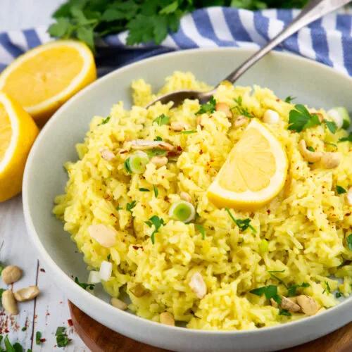 Basmati Reis mit Zitrone | Vegan Heaven