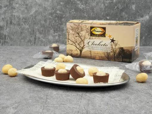 CHOKETO Schokoladentöpfchen Macadamia &amp; Vollmilch - Low Carb &amp; Keto ...