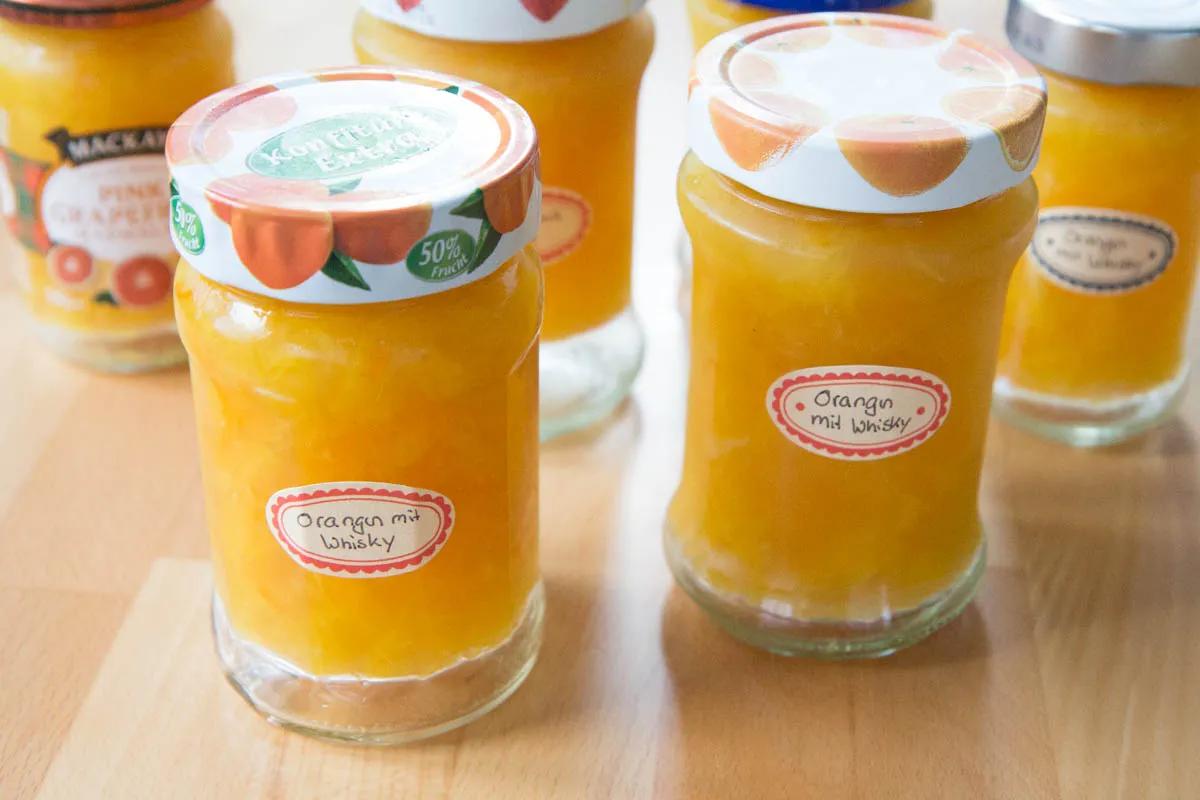 Ganz einfache Küche: Orangenmarmelade mit Whisky