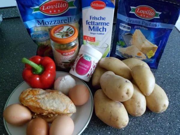 Kartoffelauflauf mit Hähnchenbrust und Mozzarella - Rezept - kochbar.de