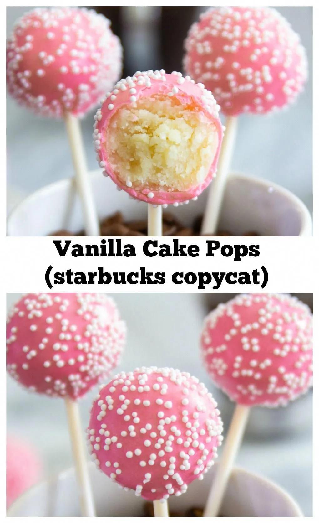 These easy vanilla cake pops are so delicious and indulgent. The simple ...