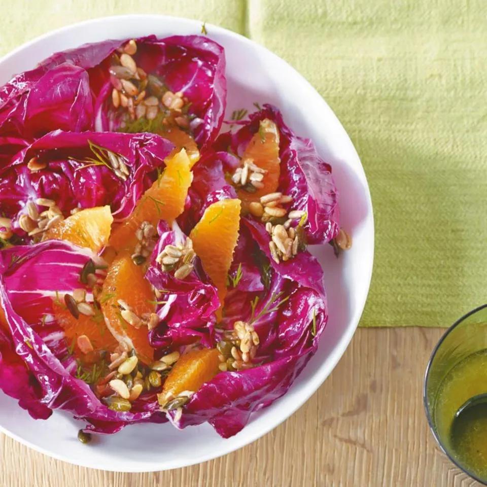 Radicchio-Salat mit Orangen Rezept - [ESSEN UND TRINKEN]