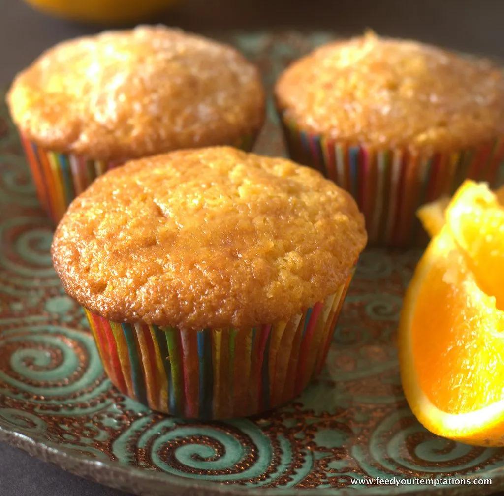 Fresh Orange Muffins | With Orange zest and Orange juice Muffin Tin ...