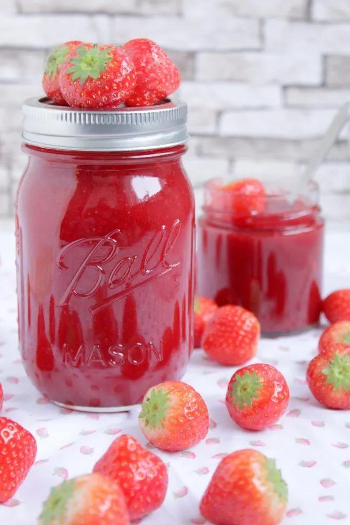 Erdbeermarmelade Mit Gefrorenen Erdbeeren Rezept - napsahaland