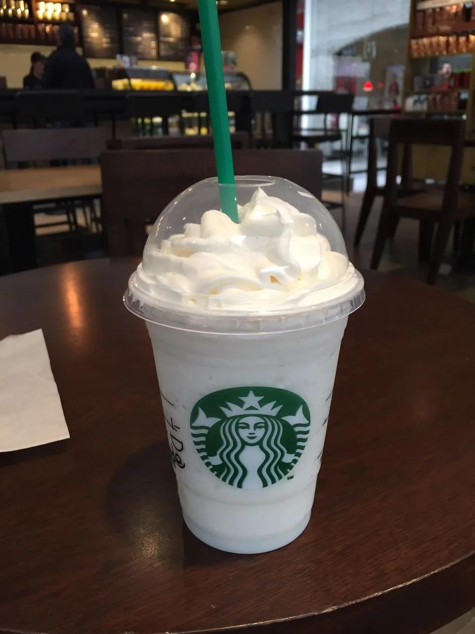 Frappuccino vanilla cream on We Heart It | Starbucks recipes, Starbucks ...