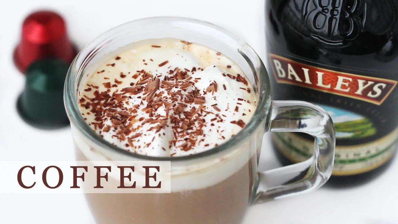 Baileys Coffee Recipe for Holidays - Irish Coffee 베일리스 아이리쉬 커피 만들기 ...
