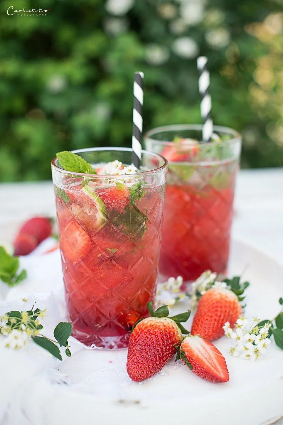 REZEPT: Alkoholfreier Erdbeer Mojito - alkoholfreier Cocktail | Rezept ...
