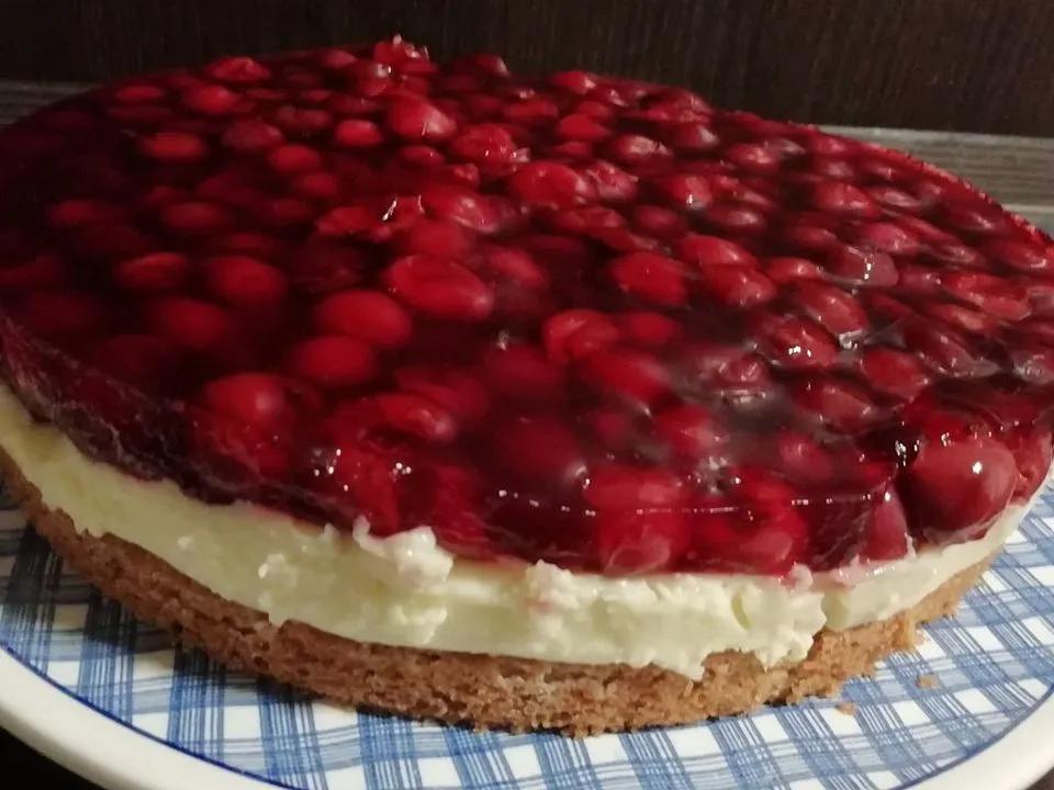 Kirsch - Pudding - Torte, Kirschkuchen von Milka2304| Chefkoch
