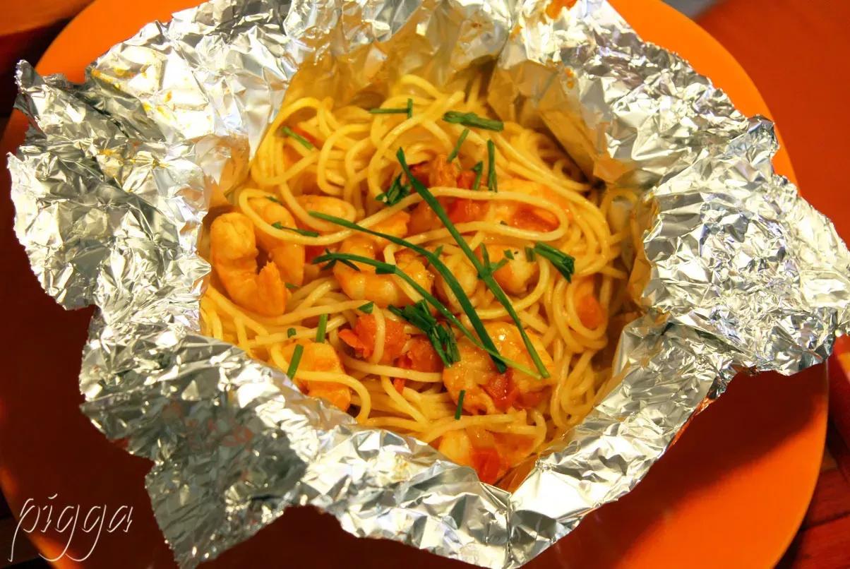 Spaghetti al cartoccio, Ricetta Petitchef