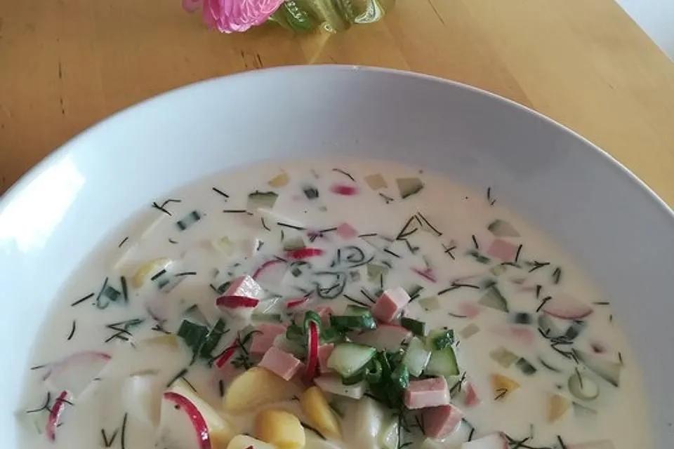 Russische Sommersuppe von Lil28 | Chefkoch | Rezept in 2020 | Sommer ...