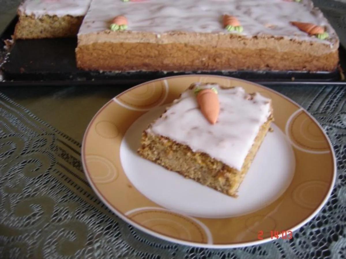 Möhren-Mandel-Blechkuchen - Rezept mit Bild - kochbar.de