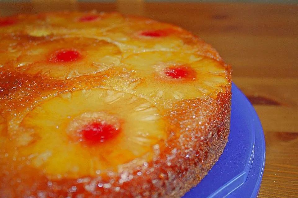 Umgestürzter Ananaskuchen, ein beliebtes Rezept aus der Kategorie ...