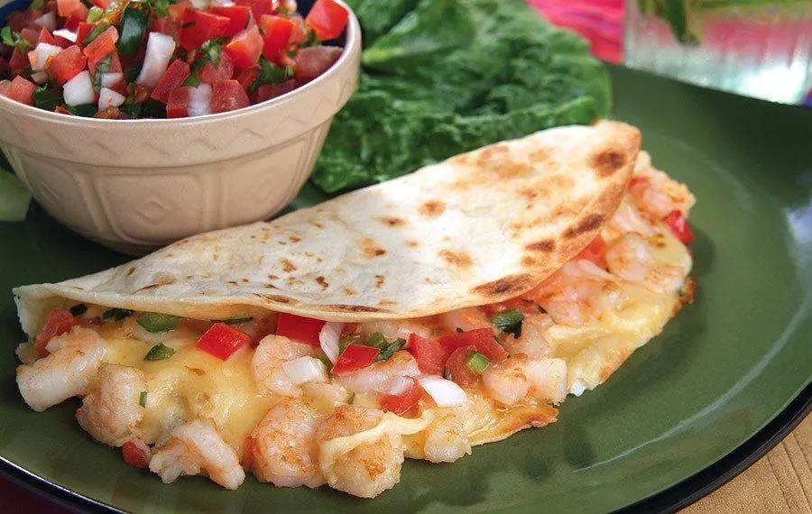 Shrimp Quesadillas - V&amp;V Supremo Foods, Inc. | Receta | Tacos de ...