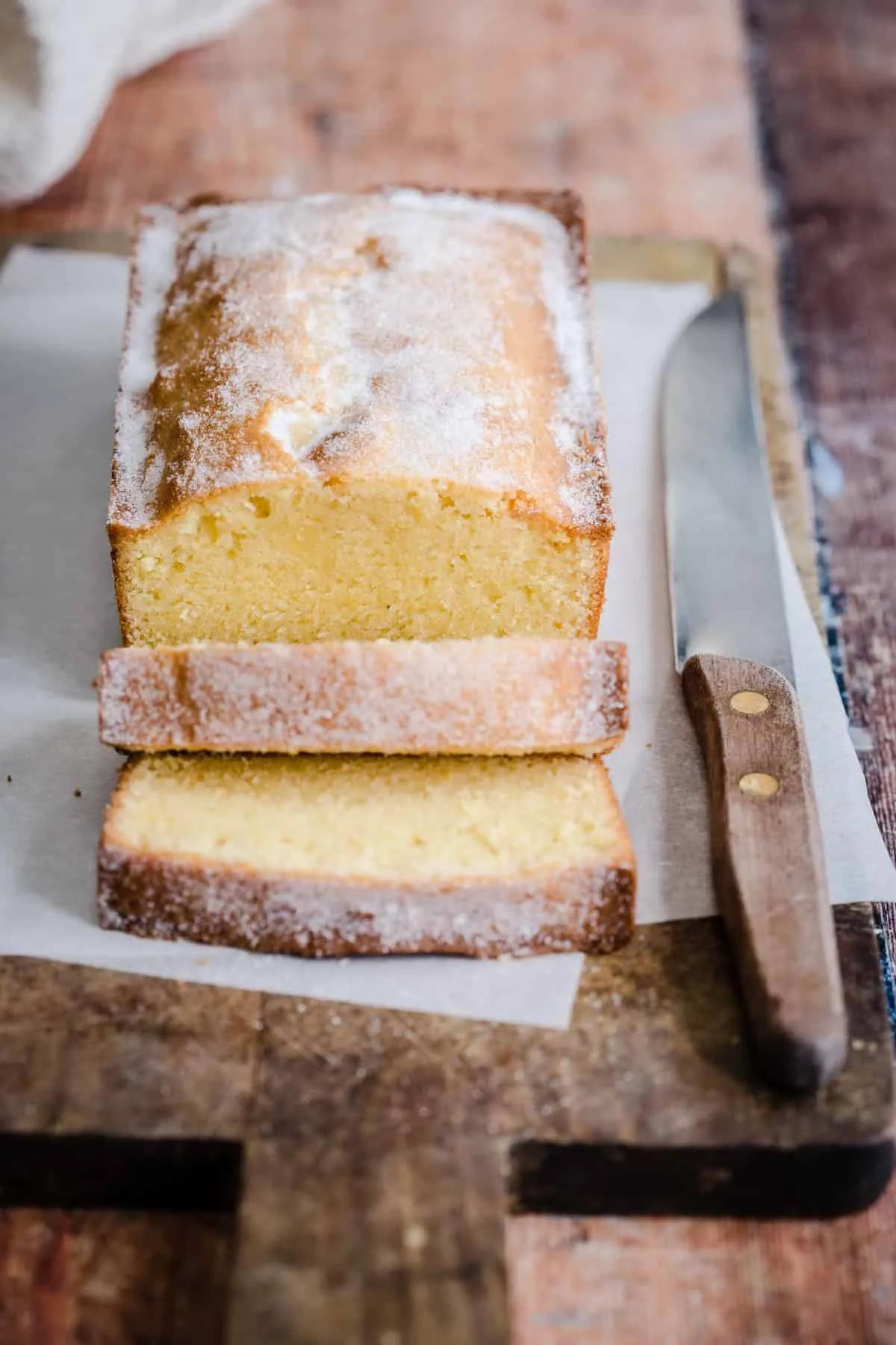 Rice Flour Madeira Cake - From The Larder