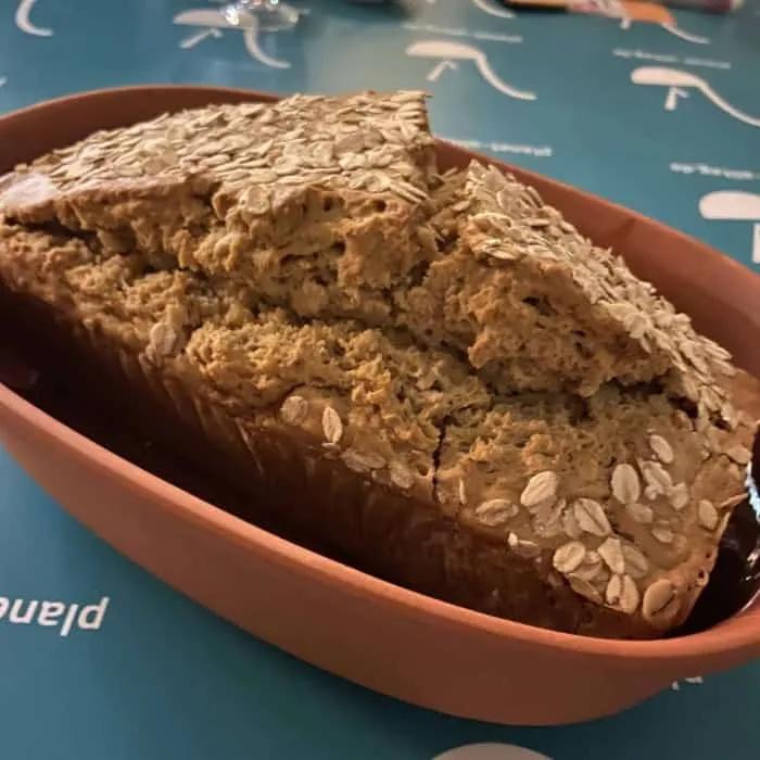 Hafer-Dinkel-Brot Rezept - veganes Toastbrot bzw. Brot selbst backen