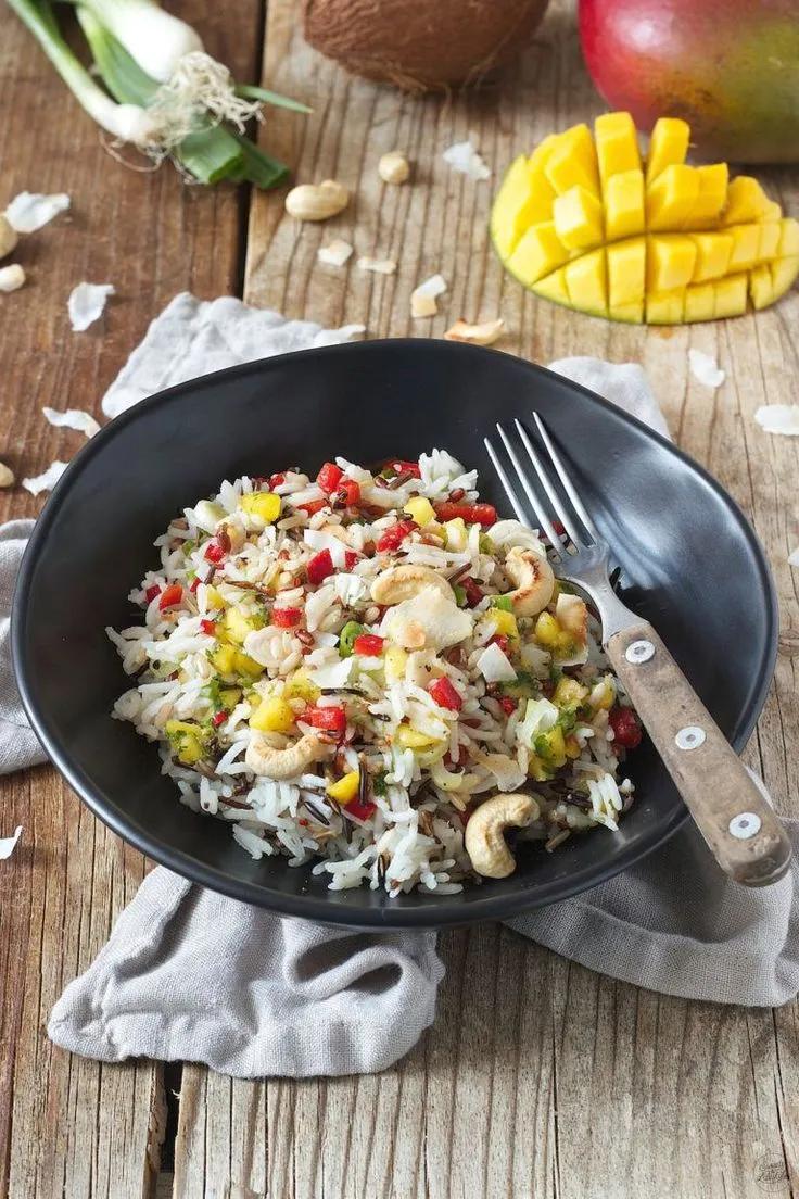 Bunter Reissalat | Rezept | Reissalat, Reissalat vegetarisch und ...