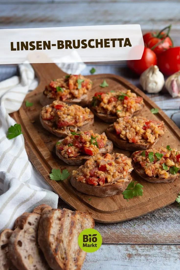 Linsen-Bruschetta aus altem Brot | Rezept | Lebensmittel essen, Rezepte ...