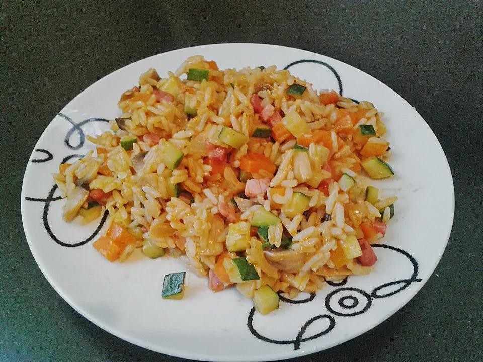 Gemüse-Reis-Pfanne von Tinala88 | Chefkoch.de