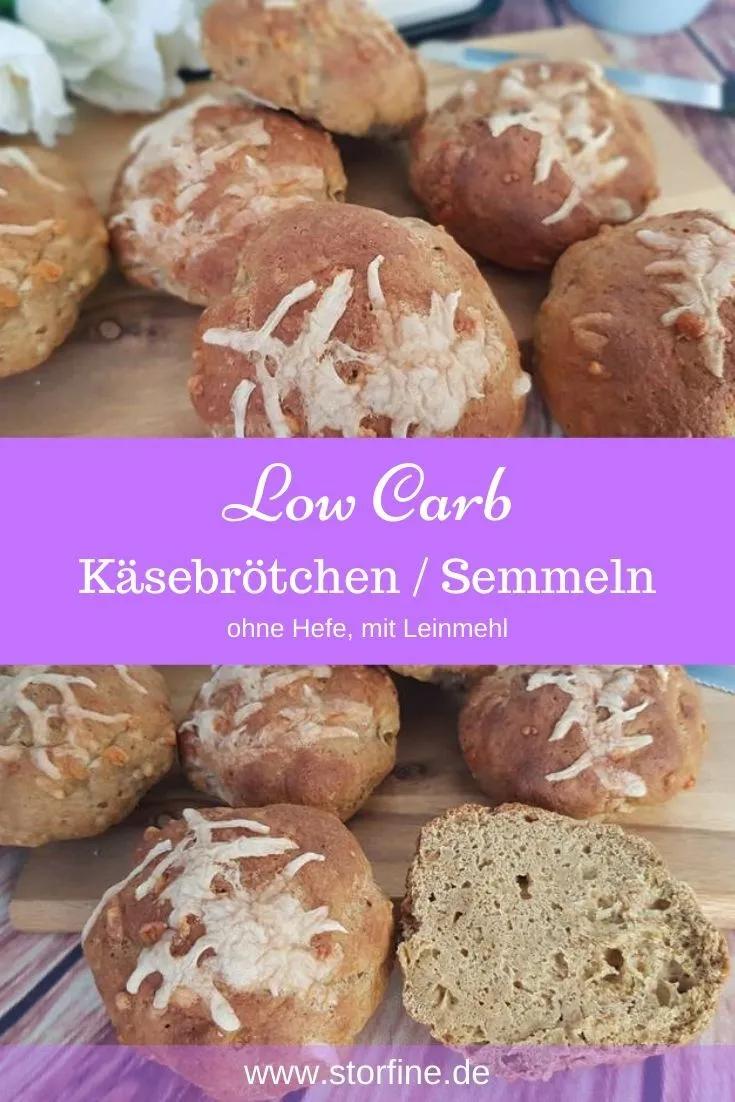 Low Carb Käsebrötchen | Käsebrötchen, Brot backen rezept einfach ...