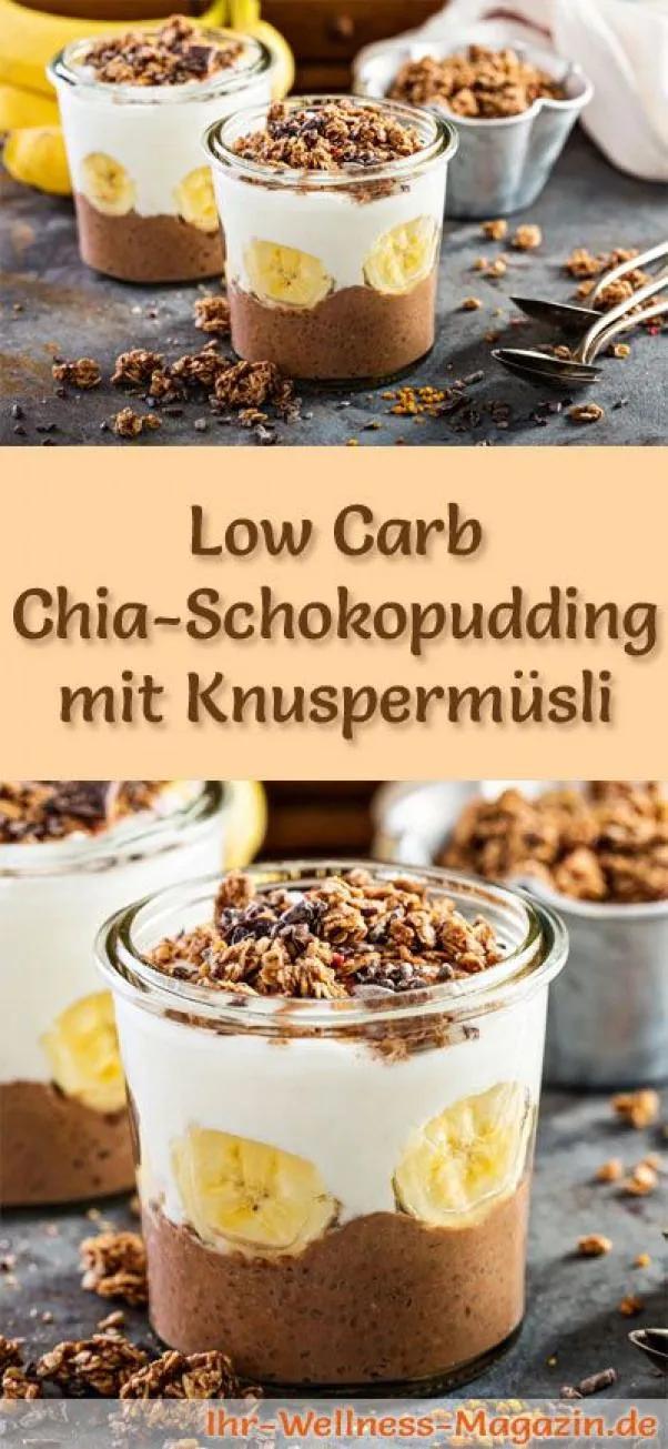 Low Carb Chia-Schokopudding mit Joghurt und Knuspermüsli - ein ...