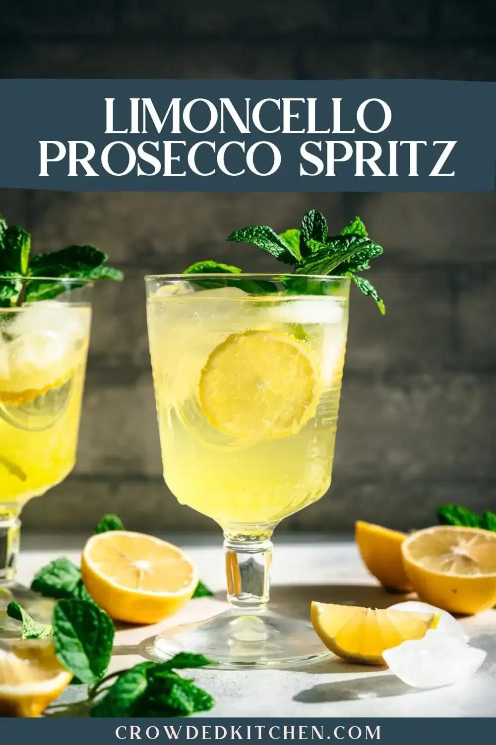 Limoncello Spritz (Prosecco Cocktail) | Crowded Kitchen | Recipe in ...
