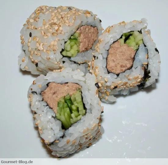 Sushi: California roll - uramaki roll Sushi