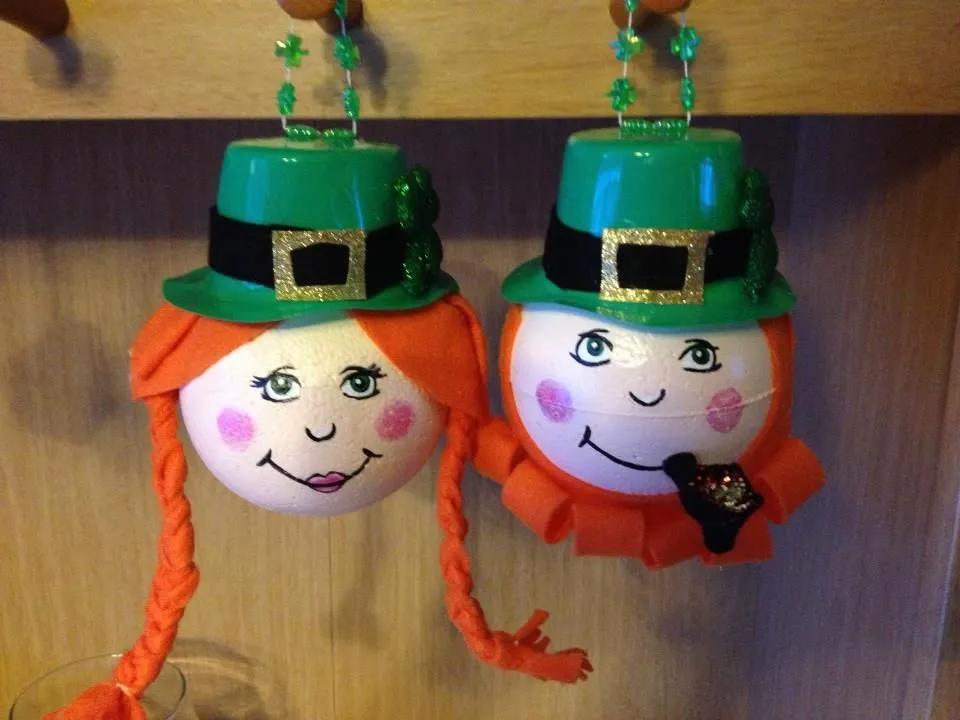 Mr. and Mrs. Leprechaun for Saint Patricks Day - Made of felt ...