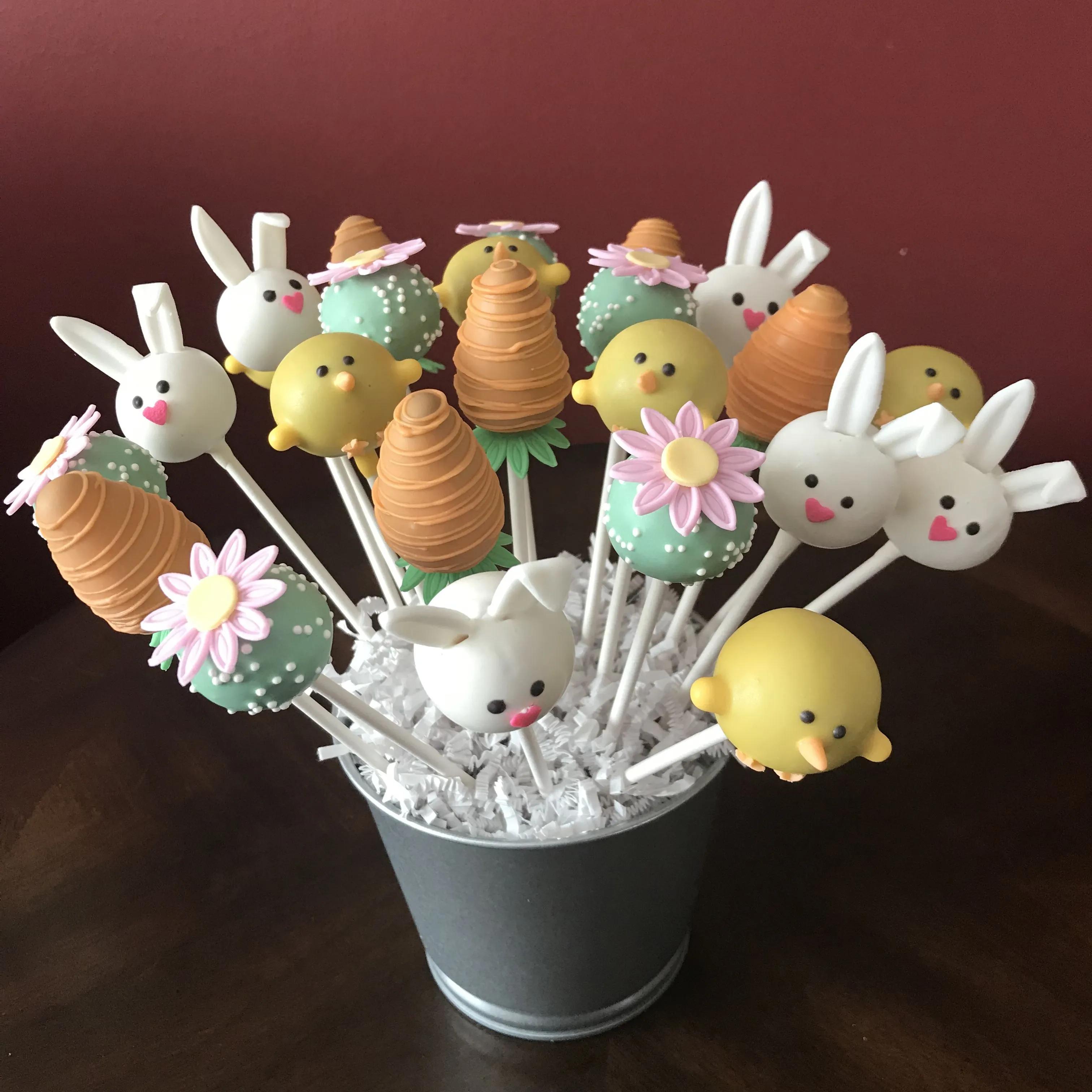 Easter Cake Pops | Easter sweet treats, Easter cake balls, Easter candy